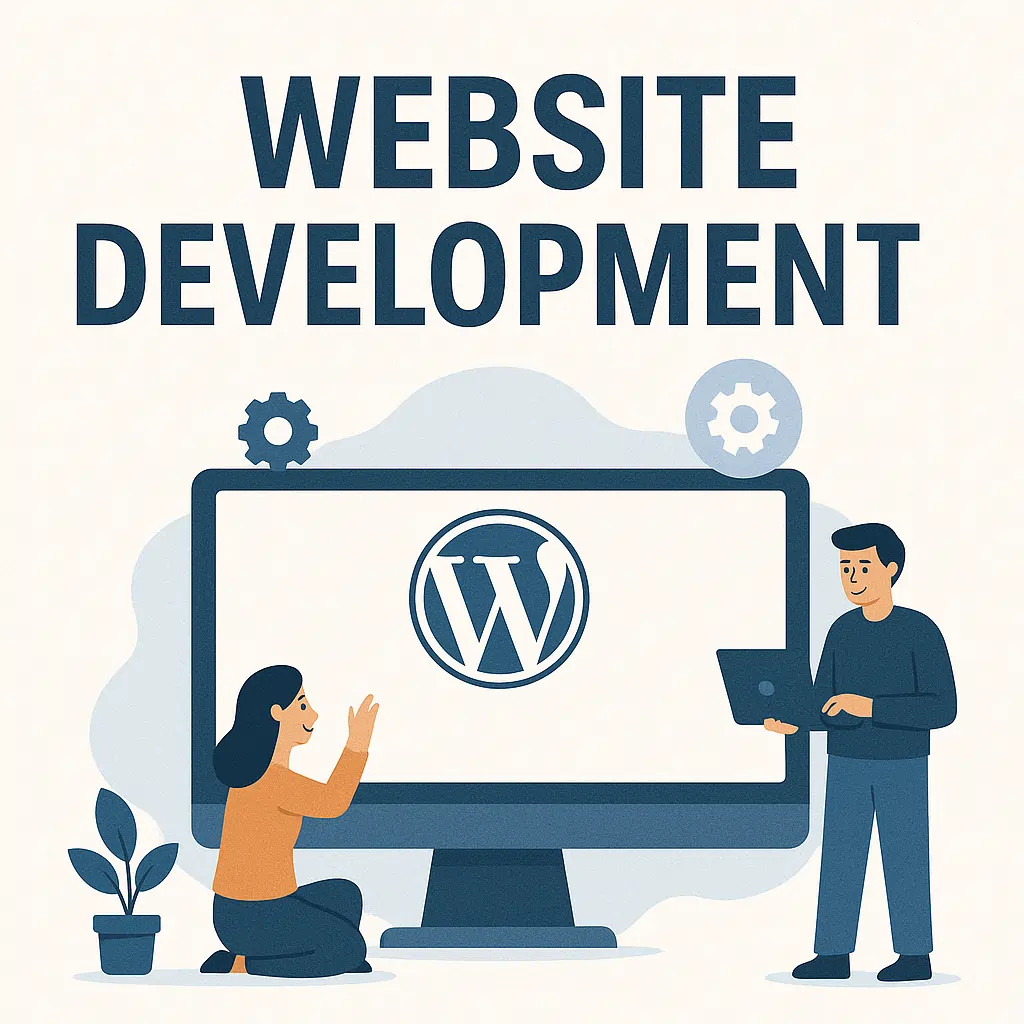Website Development-Fresno Digital Marketing Fresno Website Design with WordPress illustration